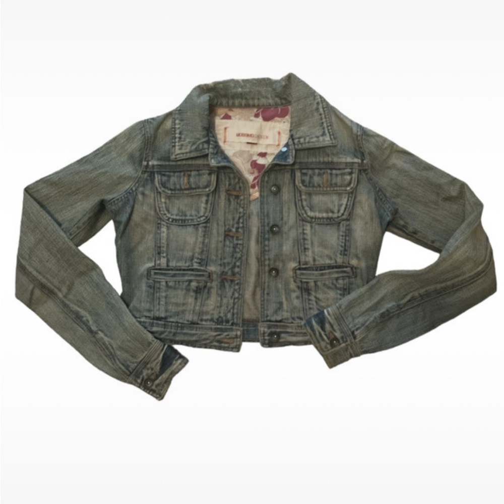 Retro Cropped Jean Jacket